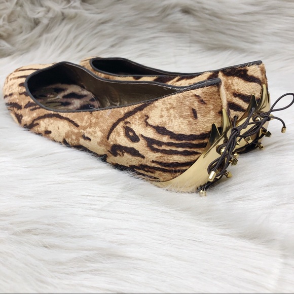Sam Edelman Joya Animal Print Ballet Flats Sz 10.5 - Picture 1 of 8